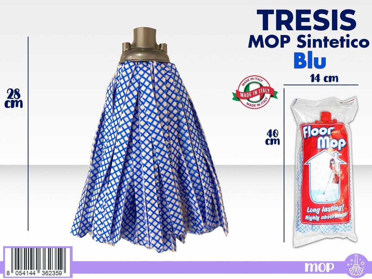 Mop sintetico colore blu