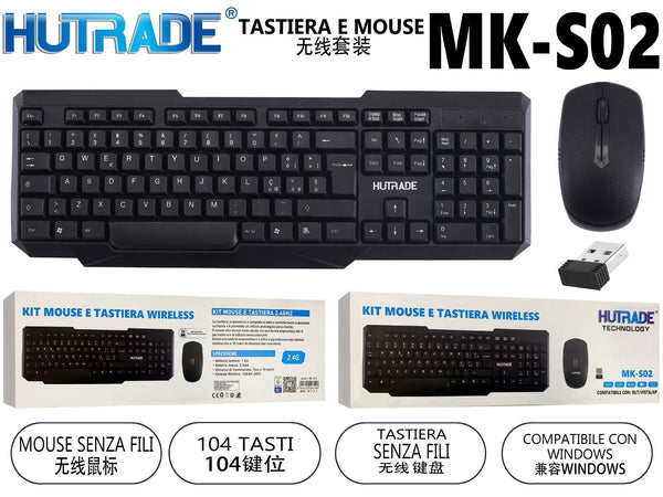 TASTIERA E MOUSE WIRELESS – MK S02