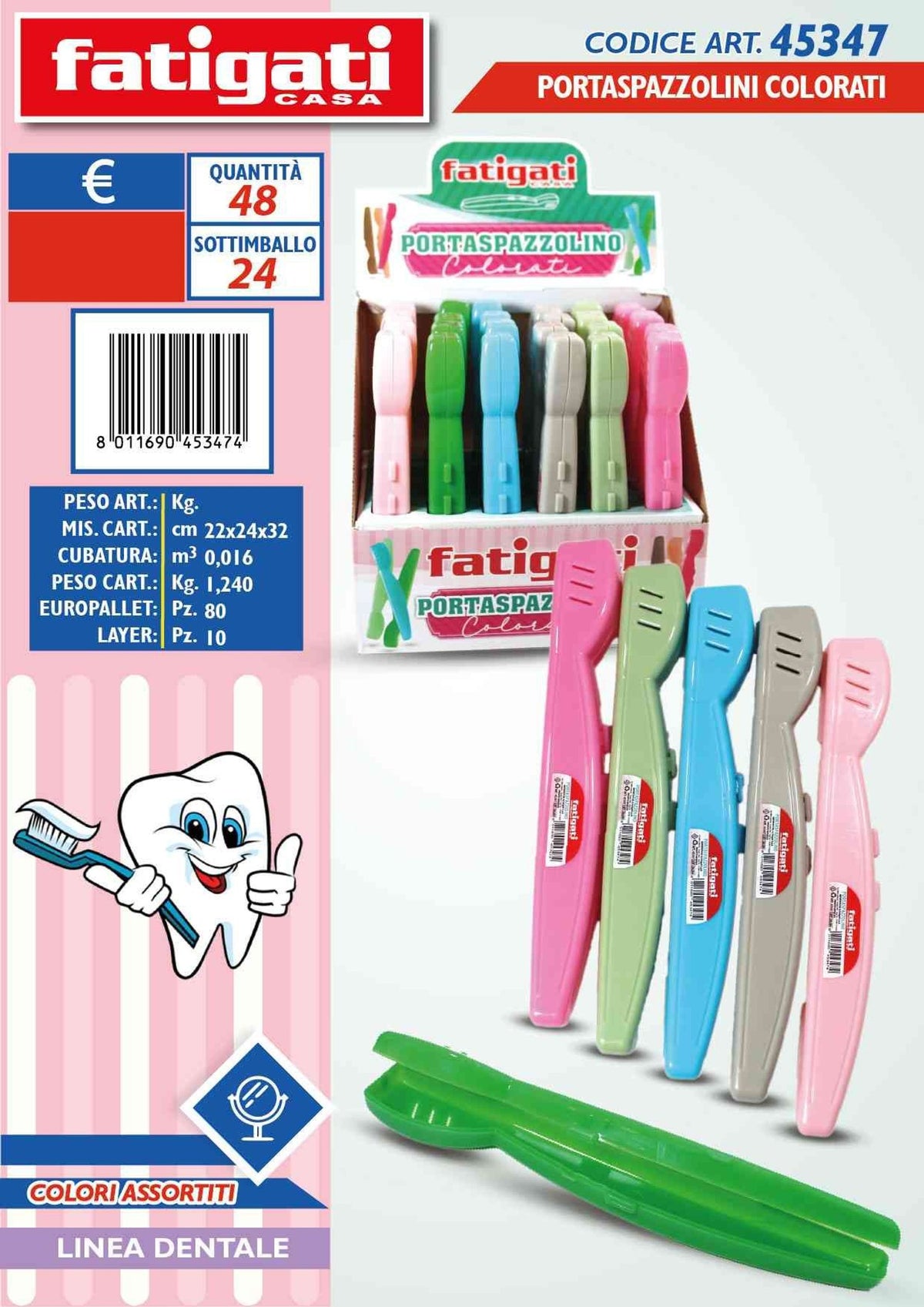 Portaspazzolini colorati