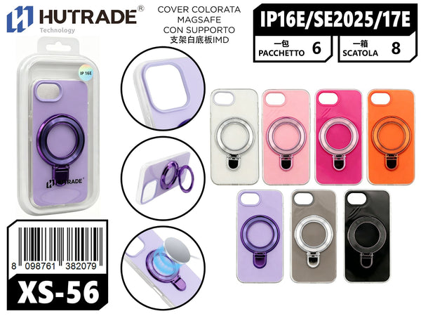XS-56 COVER COLORATA MAGSAFE CON SUPPORTO IP16E
