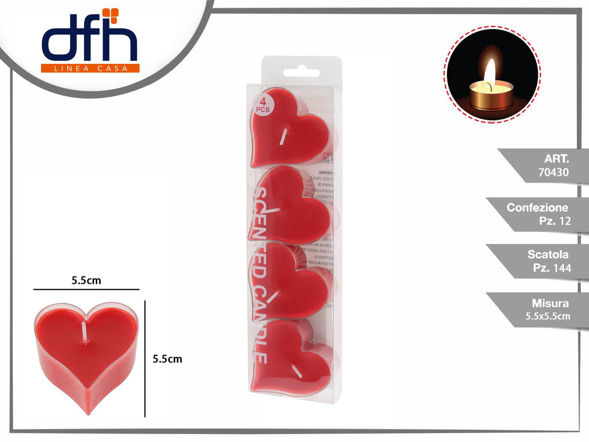 Candele san valentino