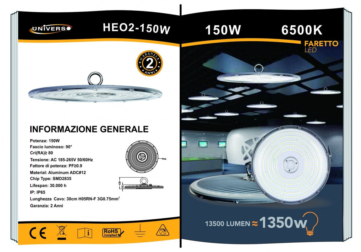 Lampada industriale LED – HE02-150W