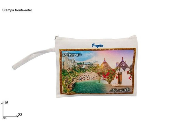 BUSTINA BEAUTY 23 × 16 cm IN POLYCOTTON BIANCA PUGLIA C SCENARIO