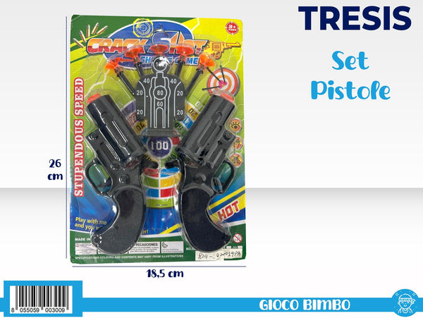 Pistola giocattolo con dardi e accessori 420059PA