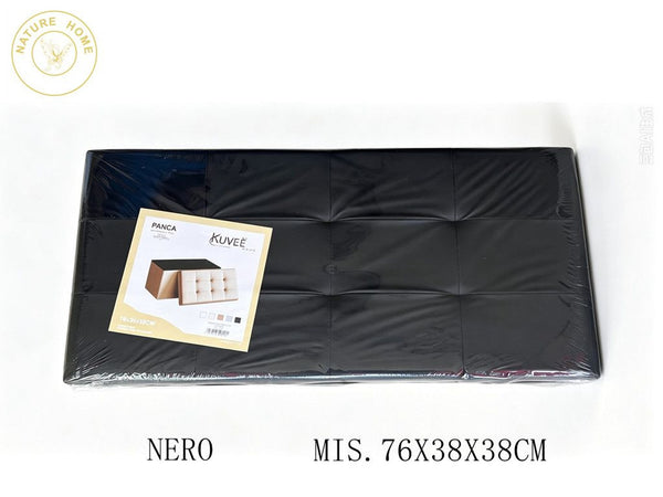 Pouf · POUF 76X38X38CM NERO