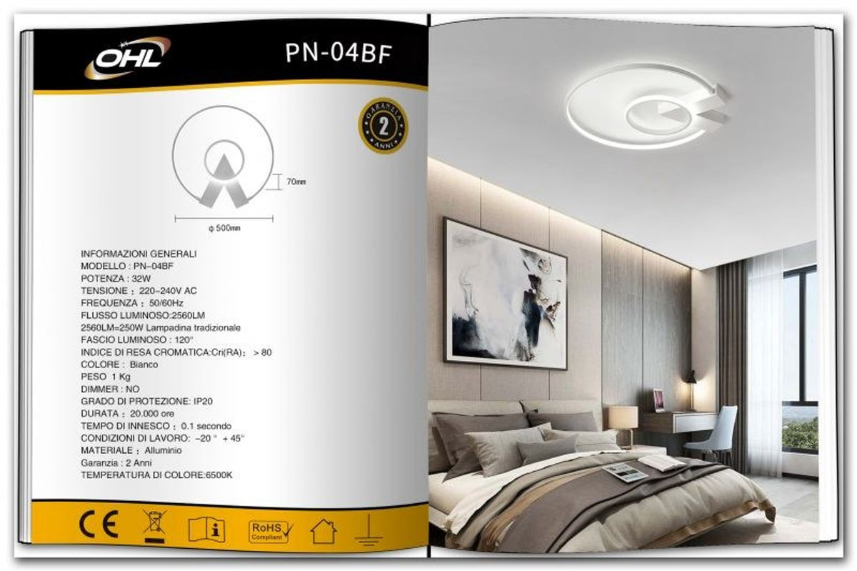 Plafoniera LED Universo – PN-04BF