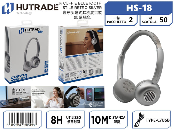 Cuffie Bluetooth HS-18