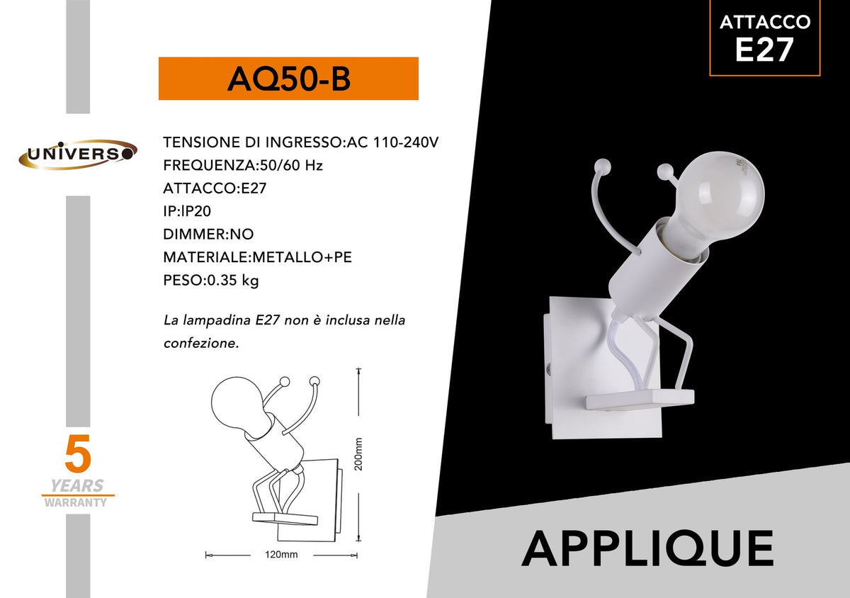 Applique Da Muro Universo – AQ50-B