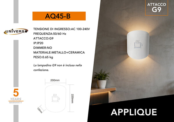 Applique Da Muro Universo – AQ45-B