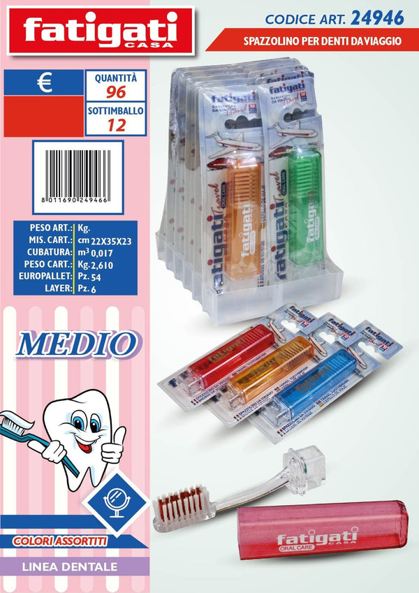 Spazzolino x denti da viaggio medio