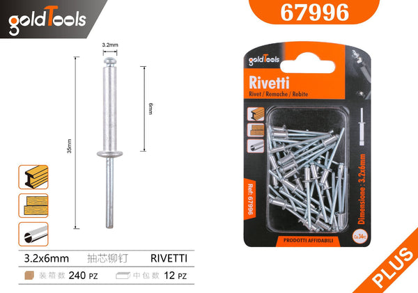 Rivetti a strappo GoldTools