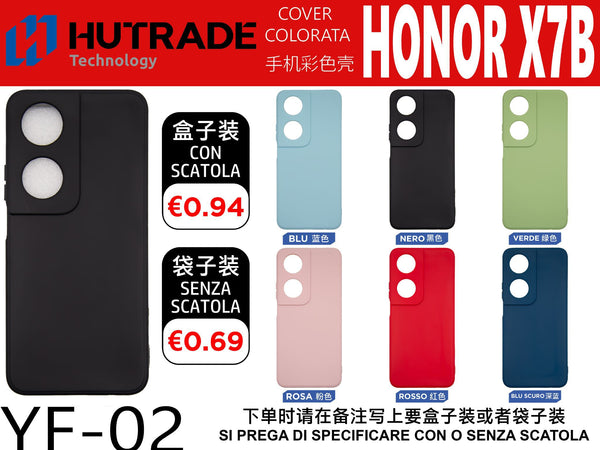COVER COLORATA TPU HONOR X7B/HONOR 50 PLUS – YF02 006834
