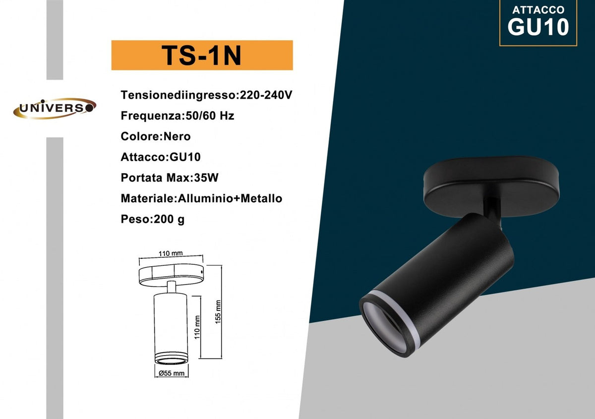 Faretto da soffitto – TS-1N