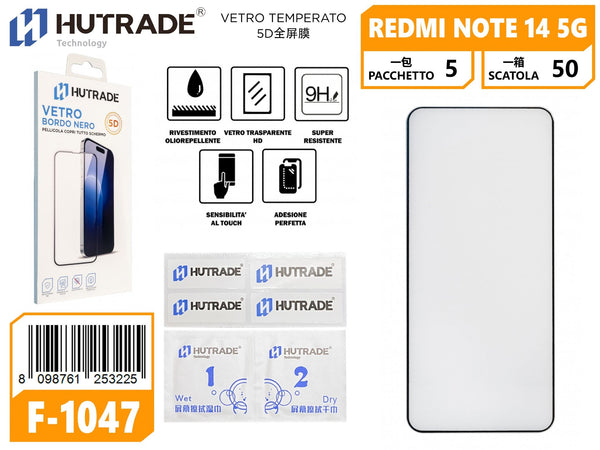 PELLICOLA DI VETRO REDMI NOTE 14 5G 5D