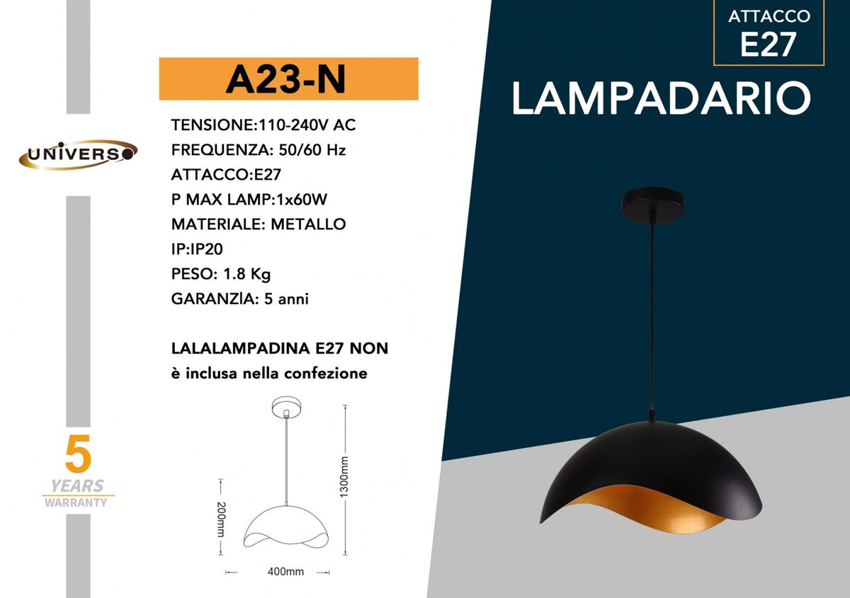 Lampada Da Soffitto Universo – A23-N