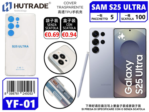 COVER TRASPARENTE S25 ULTRA – YF01 011910