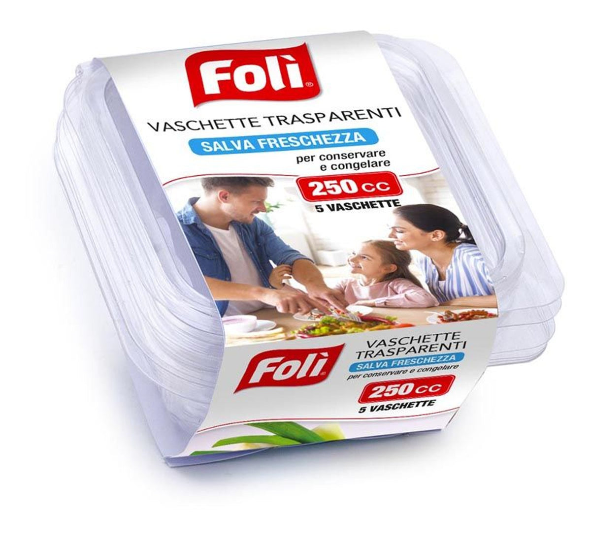 Foli pack cont salvafreschez. 250cc 5 pz rett.