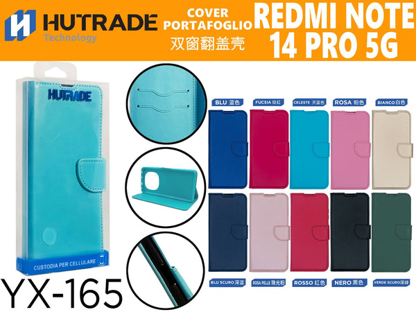 COVER A LIBRO PORTADOCUMENTI CON LACCIO REDMI NOTE 14 PRO 5G/POCO X7 – YX165 005104