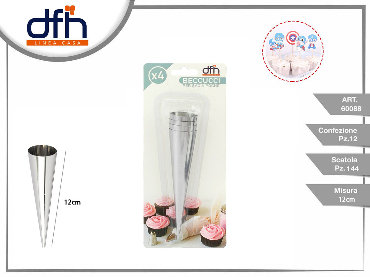 BECCUCCI PER DOLCI 4 pz