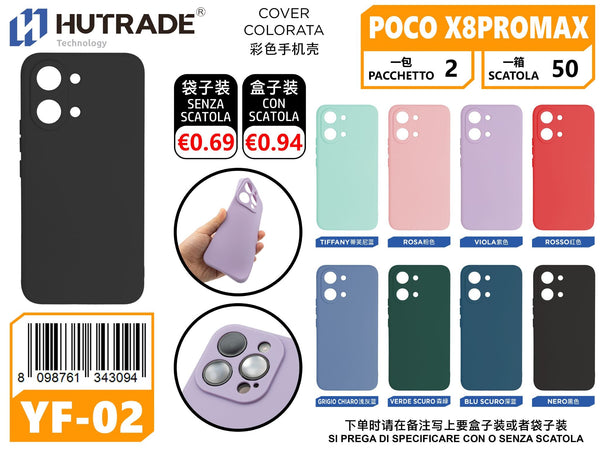 COVER COLORATA TPU POCO X8 PRO MAX – YF02 007010