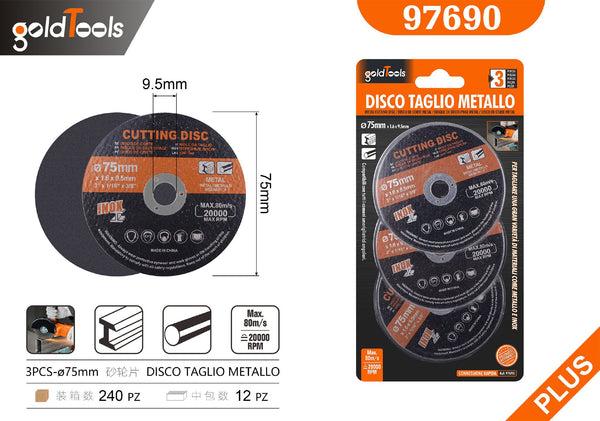 Abrasivi e lame di ricambio 75mm – art. 97690