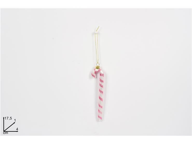 Decorazione in vetro a bastoncino — 17,5 cm