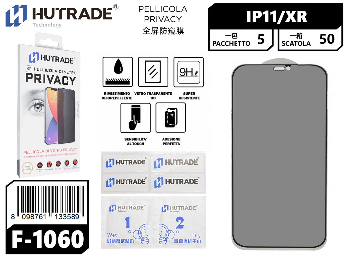 PELLICOLA DI VETRO PRIVACY IP11/XR – F1060 544024