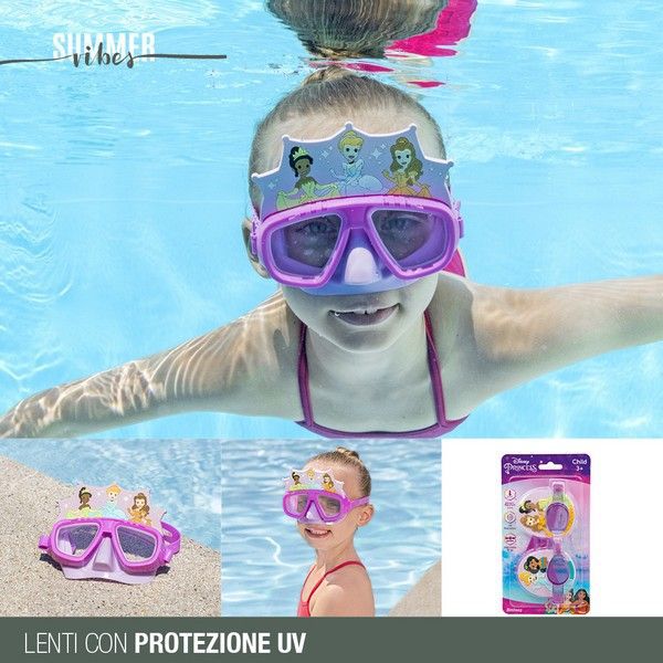 9102x maschera disney principesse, 3 anni