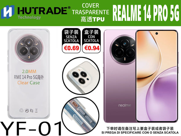 COVER TRASPARENTE REALME 14 PRO – YF01 011942