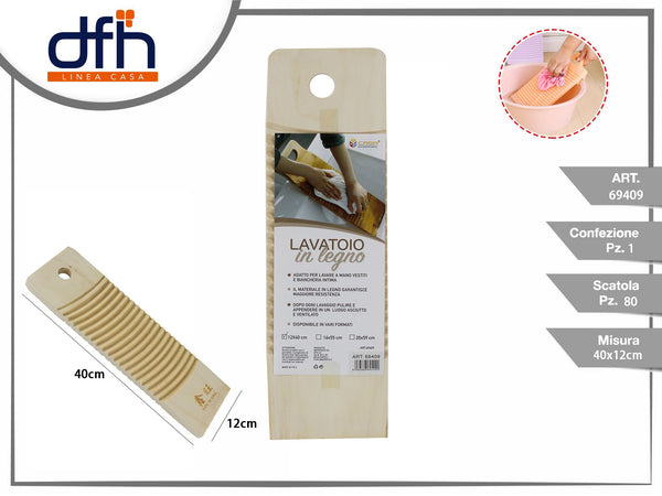 LAVATOIO IN LEGNO 12 40 cm
