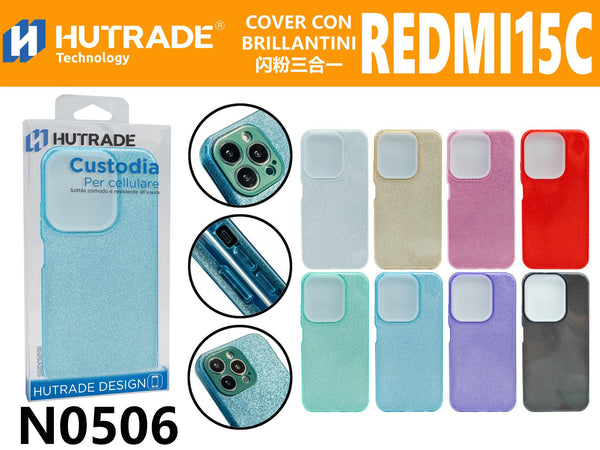 COVER CON BRILLANTINI REDMI 15C/POCO C85 – N0506 021162