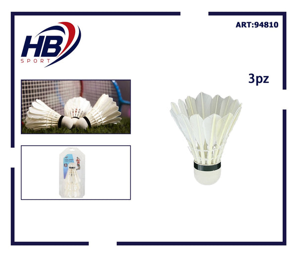 VOLANO badminton 3 pz