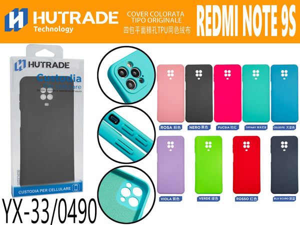 COVER COLORATA REDMI NOTE9S – YX33 000690