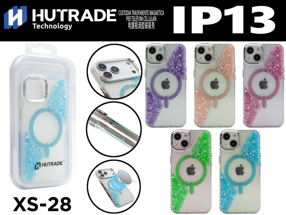 XS-28 COVER BRILLANTINATA CON MAGSAFE IP13