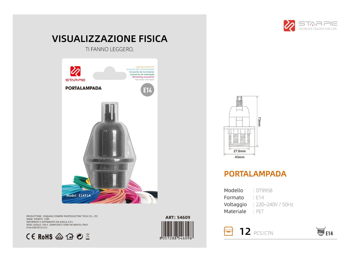 Portalampada E14 DT9958