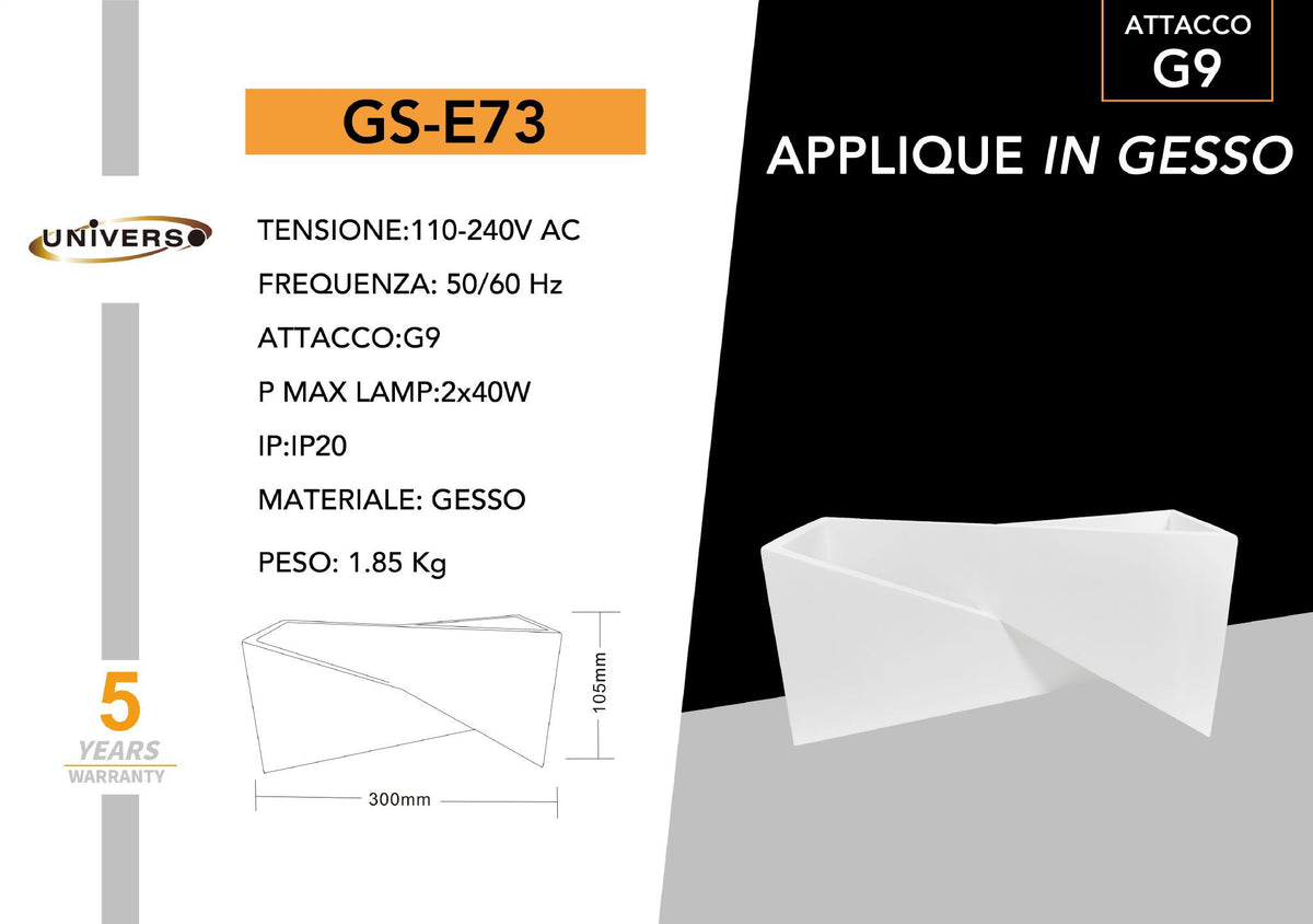 Applique In Gesso Universo – GS-E73
