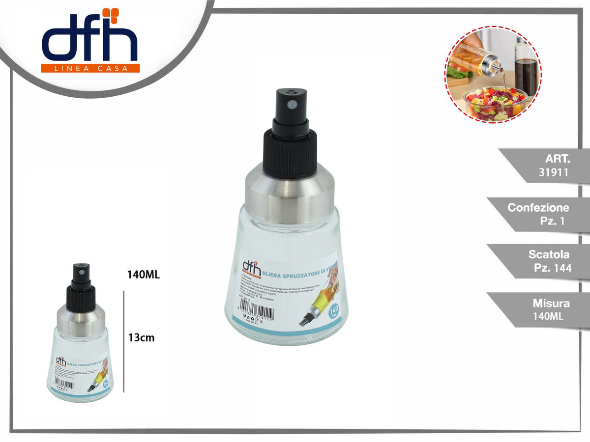 OLIERA SPRUZZATORE DI VETRO 140 ml