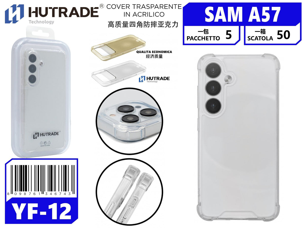 COVER TRASPARENTE BORDO ANTIURTO SAM A57 – YF12 680023