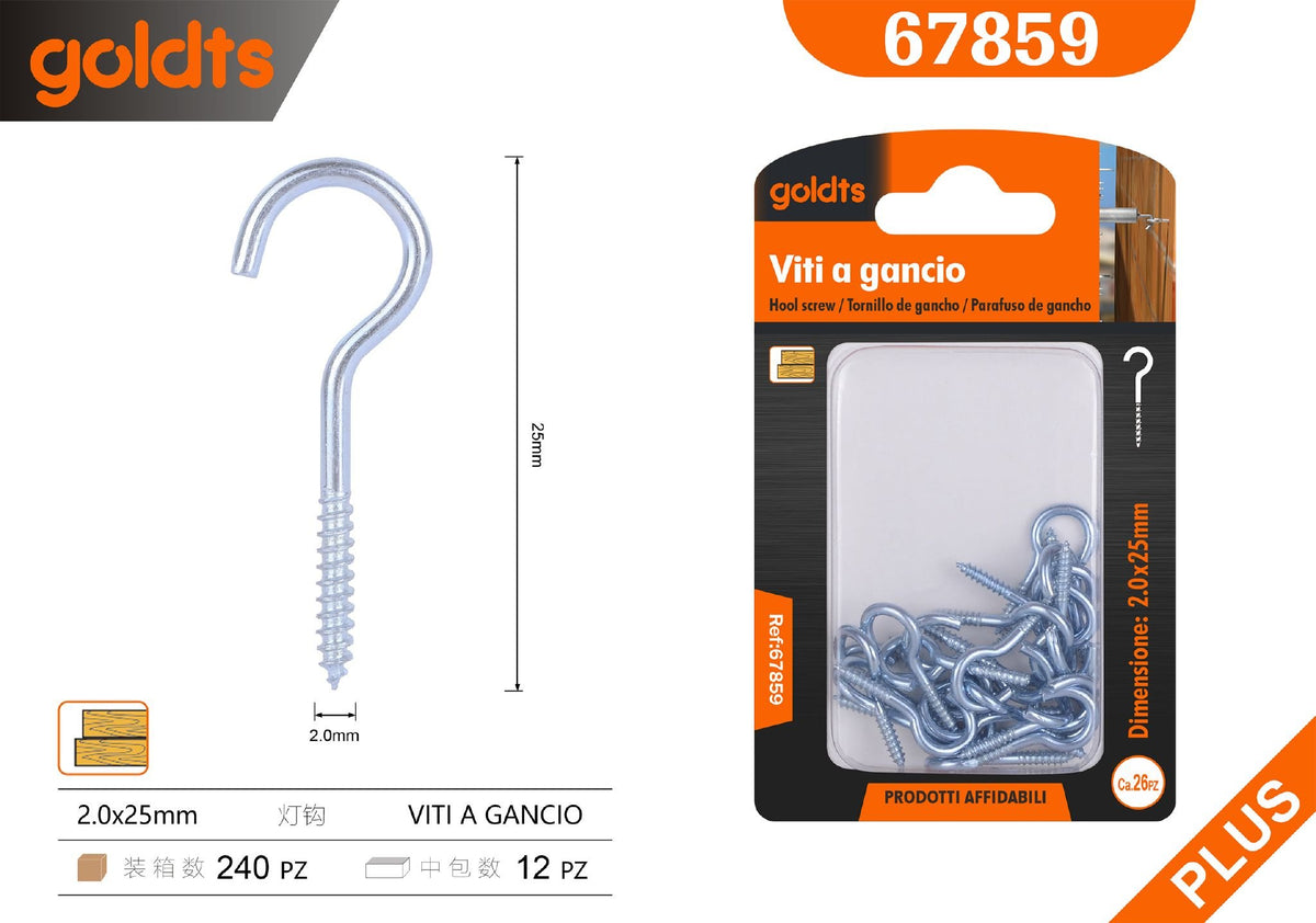 Ganci a vite e occhioli – art. 67859