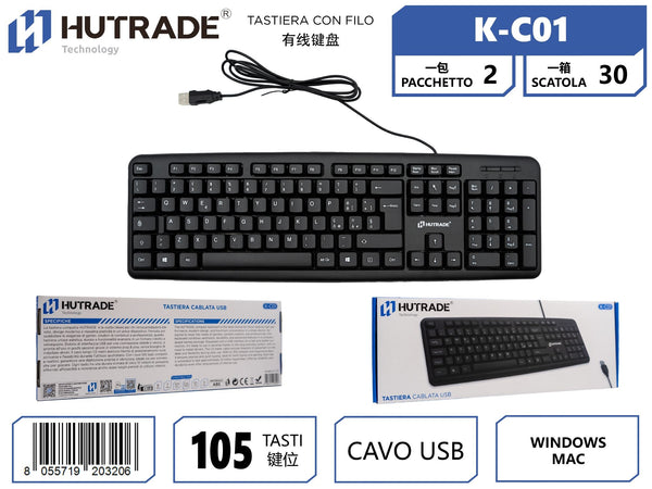 TASTIERA CON FILO – K C01
