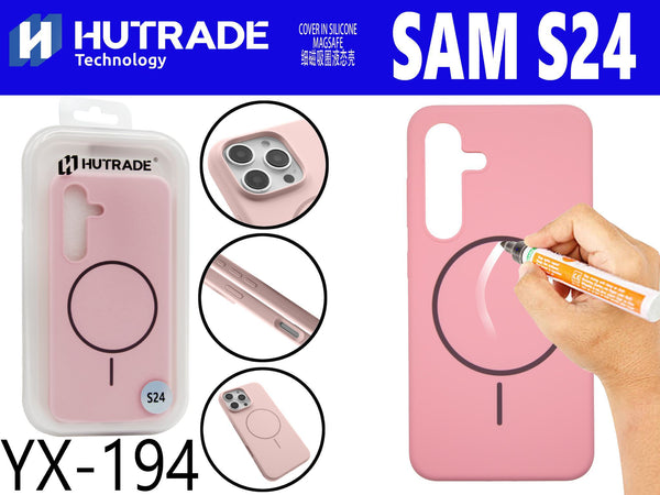 YX-194 COVER COLORATA MAGSAFE SAM S24 ROSA
