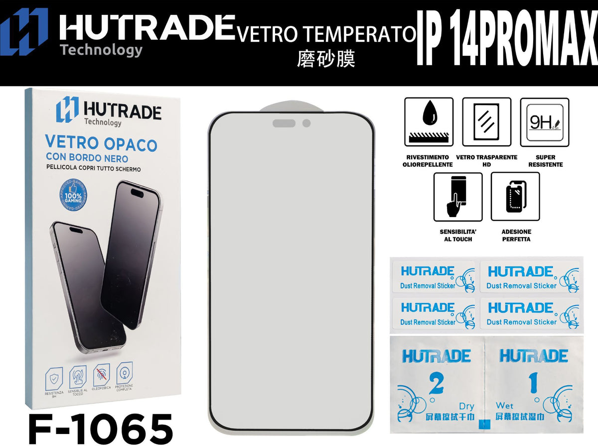 PELLICOLA DI VETRO OPACA IP14 PRO MAX – F1065 547307