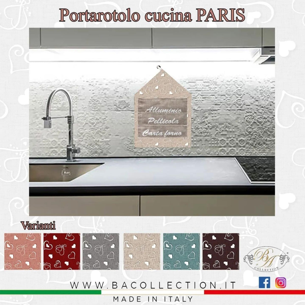 Portarotolo da cucina PARIS