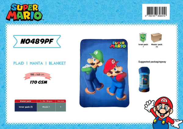 Super Mario, coperta 100 × 140 cm