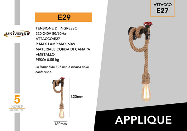 Porta Lampadina Universo – E29