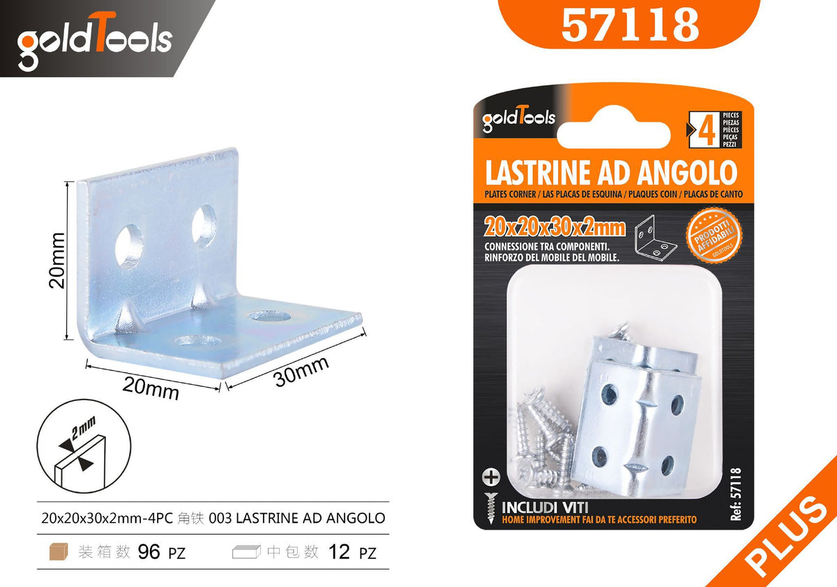 Angolari e piastre
