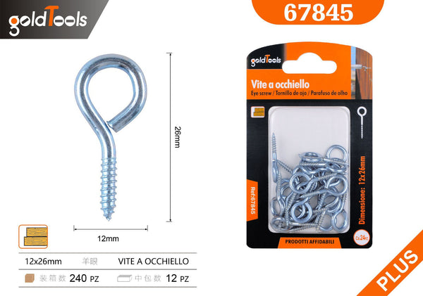 Ganci a vite e occhioli – art. 67845