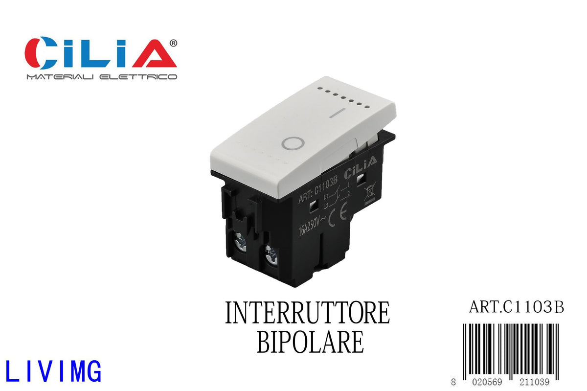 Interruttore bipolare C1103B