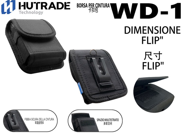 WD-1 PORTA CELLULARE PER CINTURA TELEFONO PIEGHEVOLI