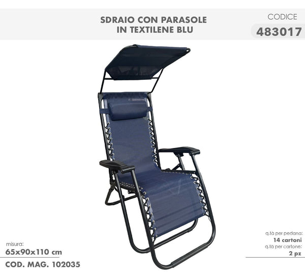 Lettino da giardino – 025110